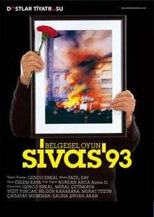 Sivas '93 oyununun afişi