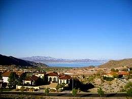 Boulder city and Lake Mead
