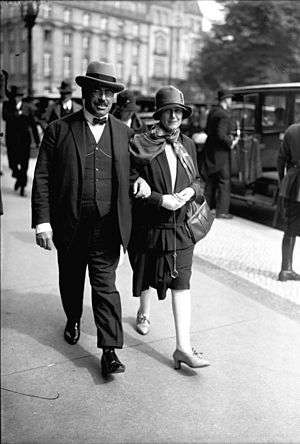 Hilferding and his wife Margarete, 1928