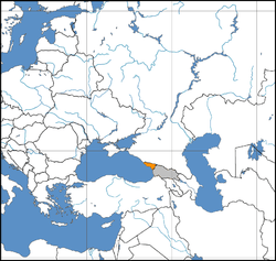 Abhazya haritası.