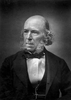 Herbert Spencer'ın bir resmi